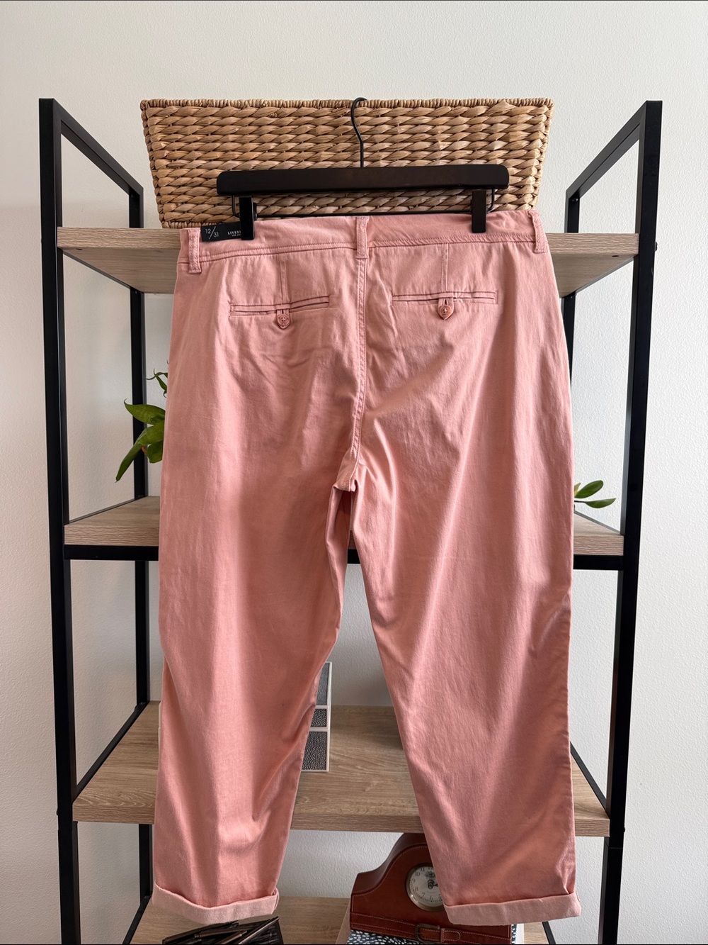 NWT Liverpool High-Rise Ryder Straight Leg Bombay Pink Trouser Pants, 12/ 31 - Picture 5 of 9